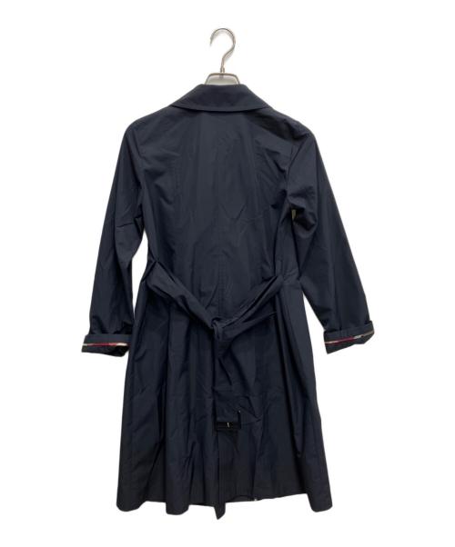 BLUE LABEL CRESTBRIDGE（ブルーレーベルクレストブリッジ）BLUE LABEL CRESTBRIDGE (ブルーレーベルクレストブリッジ) トレンチコート ネイビー サイズ:36の古着・服飾アイテム