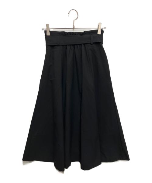 BLUE LABEL CRESTBRIDGE（ブルーレーベルクレストブリッジ）BLUE LABEL CRESTBRIDGE (ブルーレーベルクレストブリッジ) クレストブリッジチェック切替スカート ブラック サイズ:36の古着・服飾アイテム