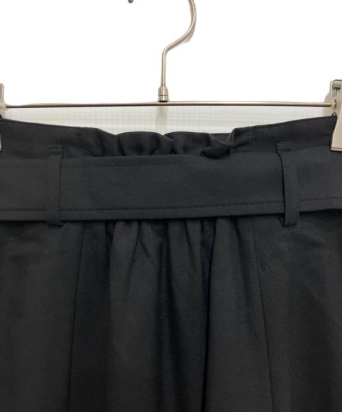 BLUE LABEL CRESTBRIDGE（ブルーレーベルクレストブリッジ）BLUE LABEL CRESTBRIDGE (ブルーレーベルクレストブリッジ) クレストブリッジチェック切替スカート ブラック サイズ:36の古着・服飾アイテム