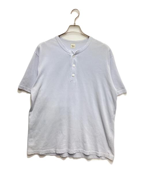 Ron Herman（ロンハーマン）Ron Herman (ロンハーマン) ヘンリーネックTシャツ ブルー サイズ:Mの古着・服飾アイテム