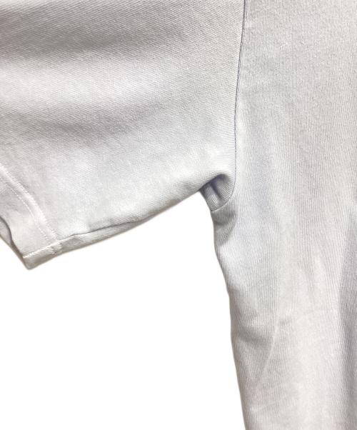 Ron Herman（ロンハーマン）Ron Herman (ロンハーマン) ヘンリーネックTシャツ ブルー サイズ:Mの古着・服飾アイテム
