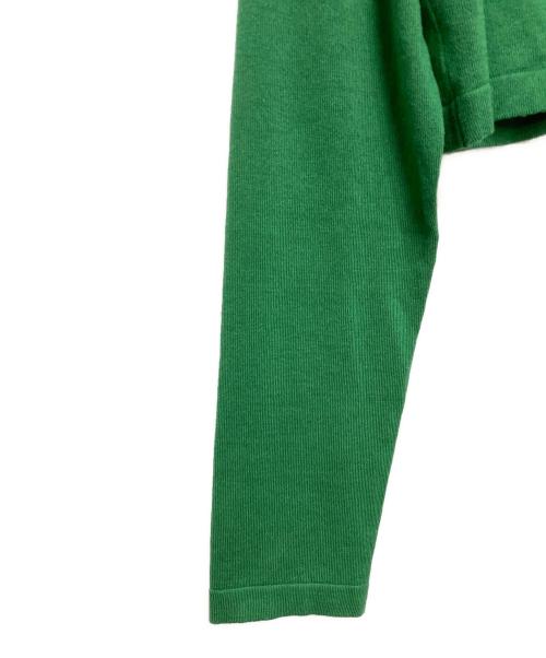 Snidel（スナイデル）Snidel (スナイデル) クロップドカーディガン グリーン 未使用品の古着・服飾アイテム