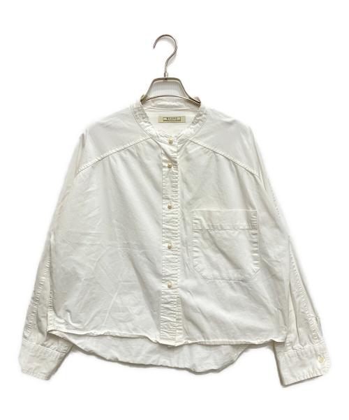blanc basque（ブランバスク）blanc basque (ブランバスク) パールボタンシャツ ホワイト サイズ:38の古着・服飾アイテム