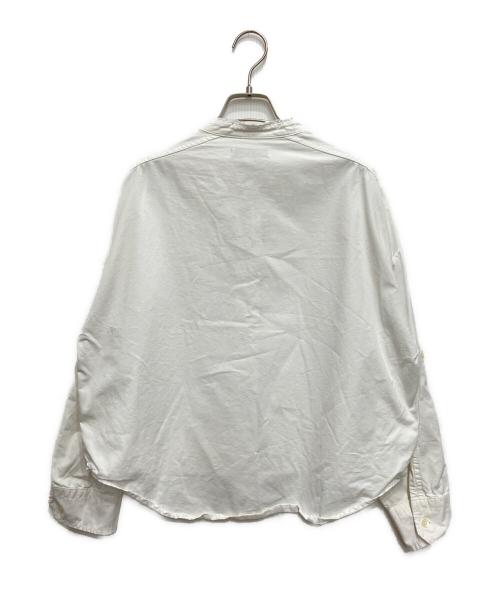 blanc basque（ブランバスク）blanc basque (ブランバスク) パールボタンシャツ ホワイト サイズ:38の古着・服飾アイテム