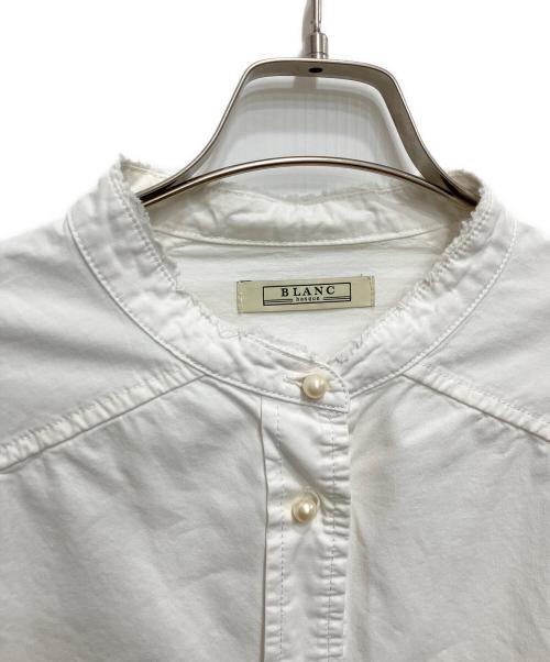 blanc basque（ブランバスク）blanc basque (ブランバスク) パールボタンシャツ ホワイト サイズ:38の古着・服飾アイテム