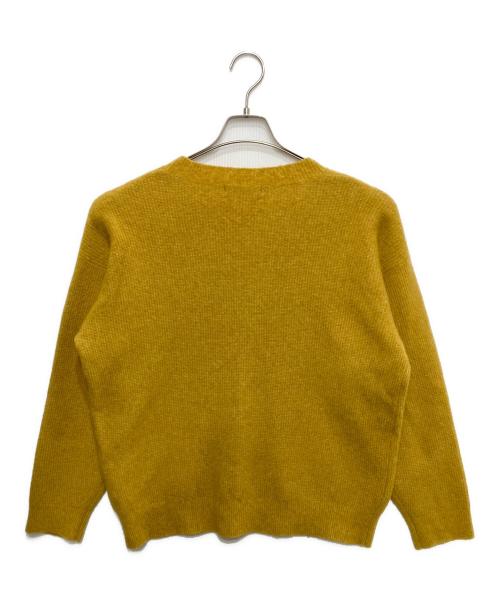 JOURNAL STANDARD（ジャーナルスタンダード）JOURNAL STANDARD (ジャーナルスタンダード) ヤクブレンドワイド クルーネック ニット イエロー サイズ:Sの古着・服飾アイテム