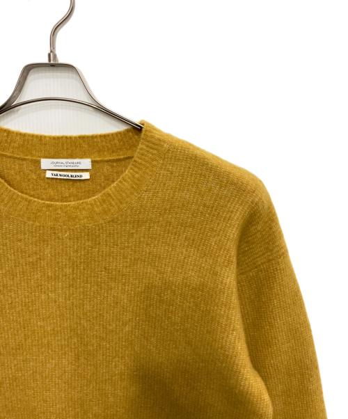 JOURNAL STANDARD（ジャーナルスタンダード）JOURNAL STANDARD (ジャーナルスタンダード) ヤクブレンドワイド クルーネック ニット イエロー サイズ:Sの古着・服飾アイテム