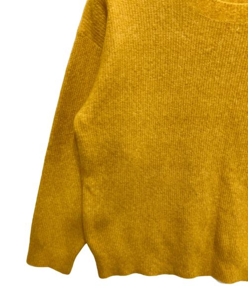JOURNAL STANDARD（ジャーナルスタンダード）JOURNAL STANDARD (ジャーナルスタンダード) ヤクブレンドワイド クルーネック ニット イエロー サイズ:Sの古着・服飾アイテム