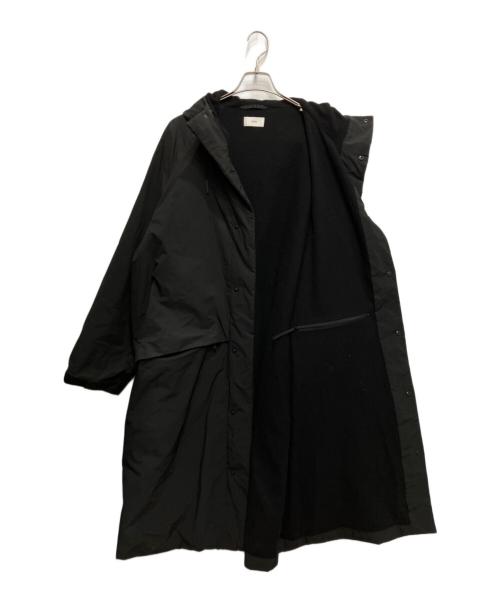 ATON（エイトン）ATON (エイトン) ASAKO NYLON HOODED COAT ブラック サイズ:6の古着・服飾アイテム