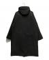 ATON (エイトン) ASAKO NYLON HOODED COAT ブラック サイズ:6：27000円