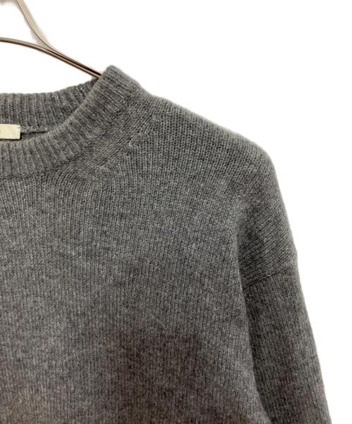 ATON（エイトン）ATON (エイトン) WOOL MOHAIR CREWNECK SWEATER グレー サイズ:06の古着・服飾アイテム