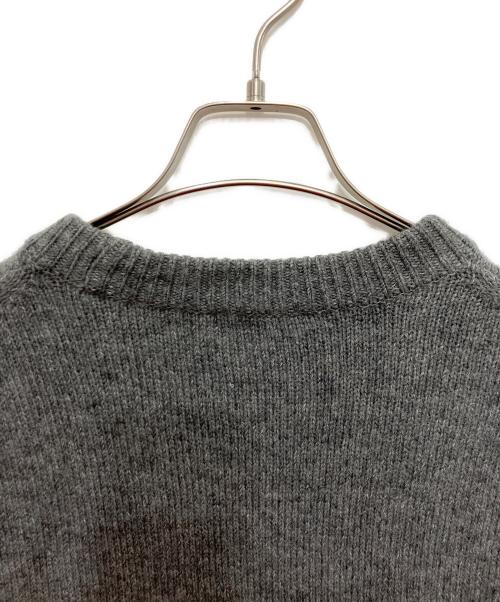 ATON（エイトン）ATON (エイトン) WOOL MOHAIR CREWNECK SWEATER グレー サイズ:06の古着・服飾アイテム