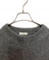 中古・古着 ATON (エイトン) WOOL MOHAIR CREWNECK SWEATER グレー サイズ:06：15000円