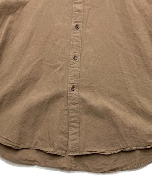 ATON（エイトン）ATON (エイトン) オーバーサイズシャツ ブラウン サイズ:SIZE 04の古着・服飾アイテム