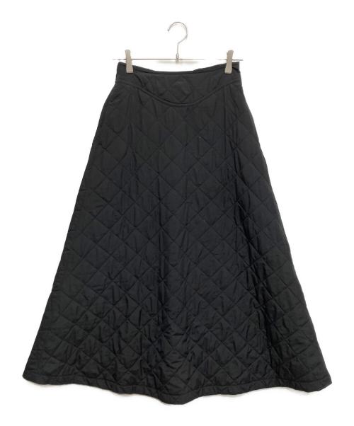Adam et Rope（アダム エ ロペ）Adam et Rope (アダム エ ロペ) キルティングスカート ブラック サイズ:36の古着・服飾アイテム