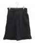 Ujoh（ウジョー）の古着「Side Belt Short Pants」｜ブラック