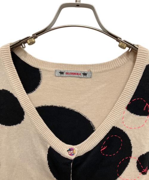 OLLEBOREBLA（アルベロベロ）OLLEBOREBLA (アルベロベロ) 刺繍ノースリーブワンピース ベージュ サイズ:不明の古着・服飾アイテム
