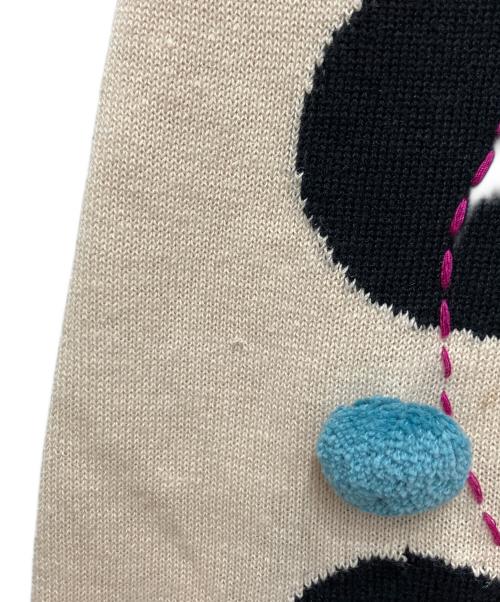 OLLEBOREBLA（アルベロベロ）OLLEBOREBLA (アルベロベロ) 刺繍ノースリーブワンピース ベージュ サイズ:不明の古着・服飾アイテム