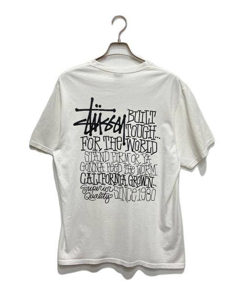 stussy（ステューシー）stussy (ステューシー) CALIFORNIA GROWN TEE PIGMENT DYED（カリフォルニア グラウン ティー ピグメント ダイド ） ホワイト サイズ:Mの古着・服飾アイテム