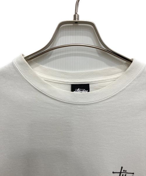 stussy（ステューシー）stussy (ステューシー) CALIFORNIA GROWN TEE PIGMENT DYED（カリフォルニア グラウン ティー ピグメント ダイド ） ホワイト サイズ:Mの古着・服飾アイテム