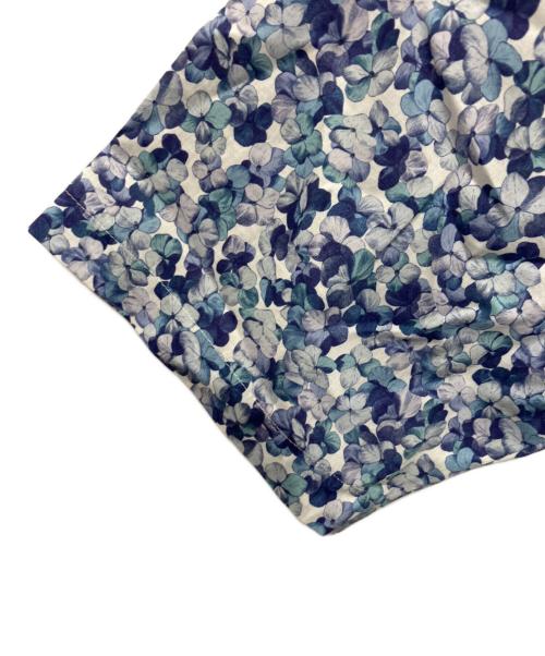 Maker's Shirt 鎌倉（メーカーズシャツカマクラ）Maker's Shirt 鎌倉 (メーカーズシャツカマクラ) リバティプリントシャツワンピース ブルー サイズ:40の古着・服飾アイテム