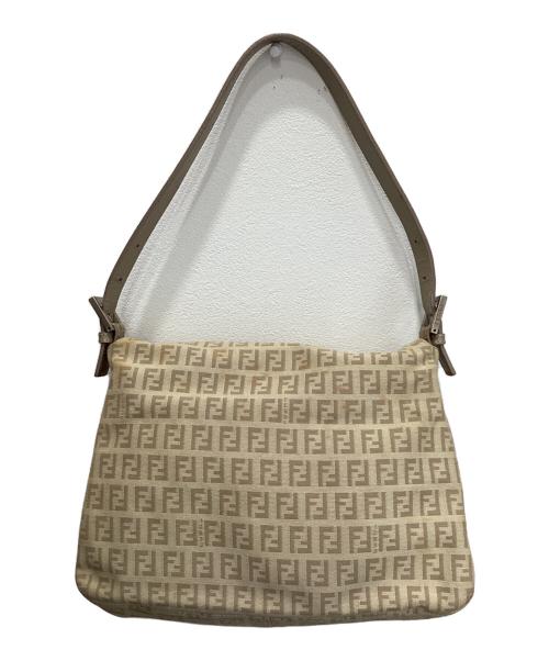 FENDI（フェンディ）FENDI (フェンディ) ズッキーノ柄マンマバケットショルダーバッグ ベージュの古着・服飾アイテム