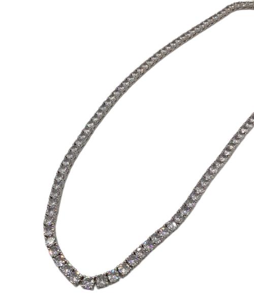 glitter（グリッター）glitter (グリッター) テニスチェーンネックレス シルバーの古着・服飾アイテム