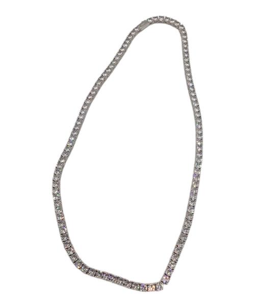 glitter（グリッター）glitter (グリッター) テニスチェーンネックレス シルバーの古着・服飾アイテム