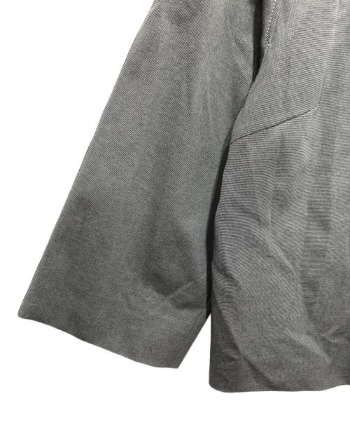 NEWYORKER（ニューヨーカー）NEWYORKER (ニューヨーカー) ノーカラージャケット グレー サイズ:17の古着・服飾アイテム