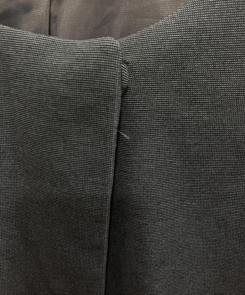 NEWYORKER（ニューヨーカー）NEWYORKER (ニューヨーカー) ノーカラージャケット グレー サイズ:17の古着・服飾アイテム