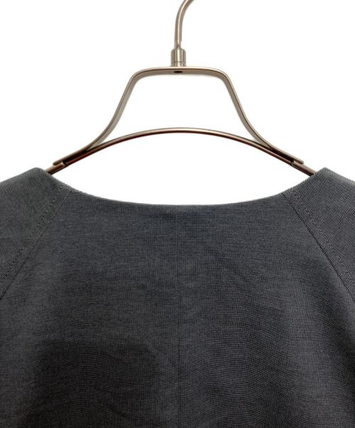 NEWYORKER（ニューヨーカー）NEWYORKER (ニューヨーカー) ノーカラージャケット グレー サイズ:17の古着・服飾アイテム