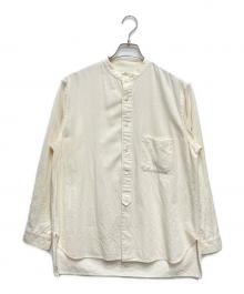 confect（コンフェクト）の古着「シーティングバンドカラーシャツ」｜アイボリー