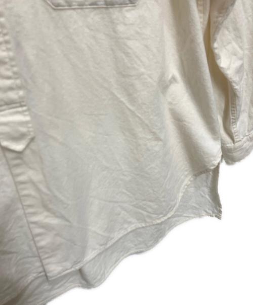 confect（コンフェクト）confect (コンフェクト) シーティングバンドカラーシャツ アイボリー サイズ:4の古着・服飾アイテム