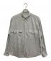 Porter Classic（ポータークラシック）の古着「ROLL UP STRIPE SHIRT」｜グレー