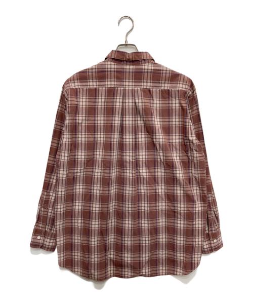 SCYEBASICS（サイベーシックス）SCYEBASICS (サイベーシックス) チェックシャツ ブラウン サイズ:Mの古着・服飾アイテム