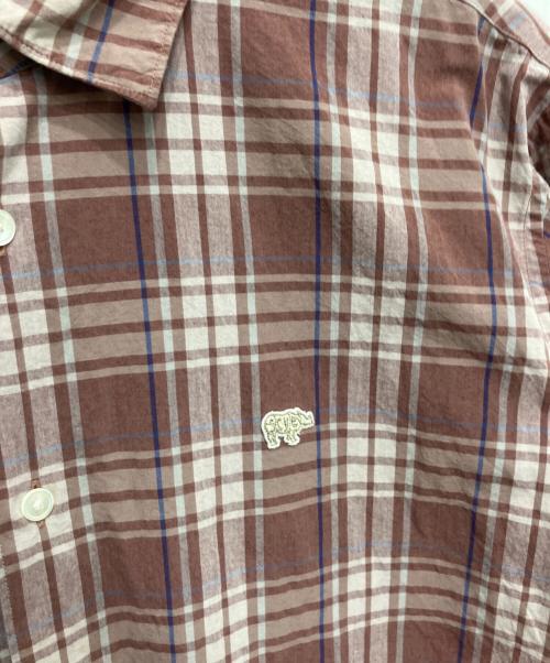 SCYEBASICS（サイベーシックス）SCYEBASICS (サイベーシックス) チェックシャツ ブラウン サイズ:Mの古着・服飾アイテム