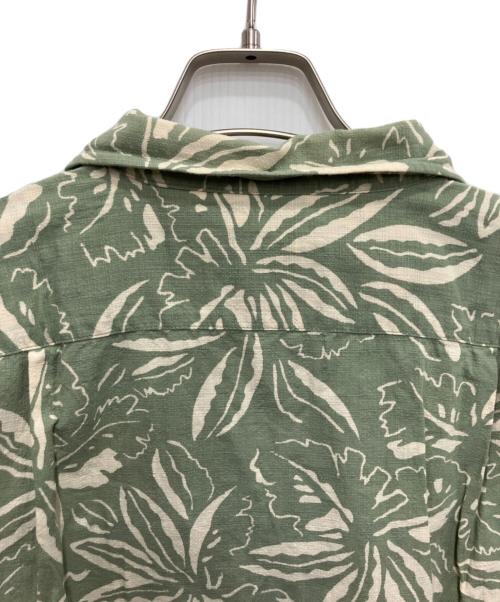 pataloha（パタロハ）pataloha (パタロハ) ボタニカル柄アロハシャツ グリーン サイズ:Ｓの古着・服飾アイテム