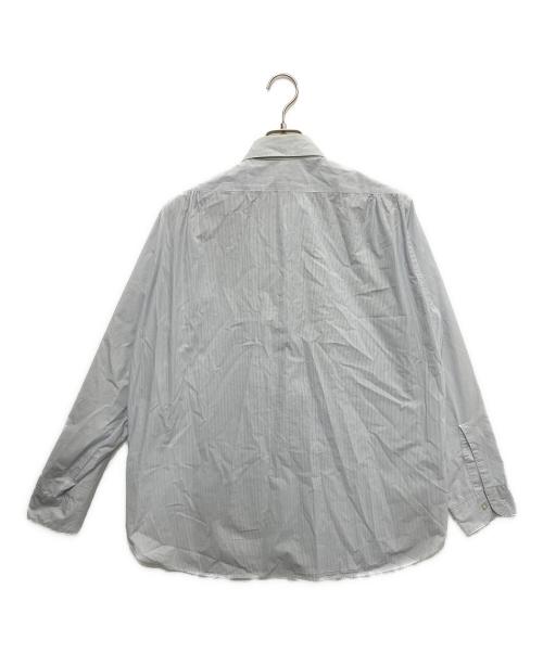 CIOTA（シオタ）CIOTA (シオタ) スビンコットンタイプライターレギュラーカラーシャツ ブルー サイズ:6の古着・服飾アイテム