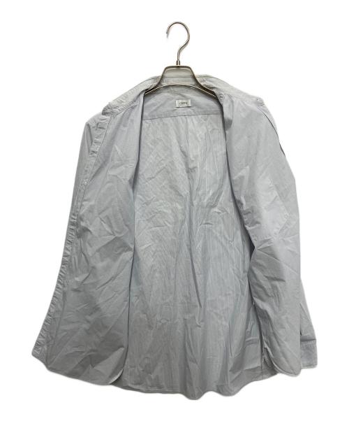 CIOTA（シオタ）CIOTA (シオタ) スビンコットンタイプライターレギュラーカラーシャツ ブルー サイズ:6の古着・服飾アイテム