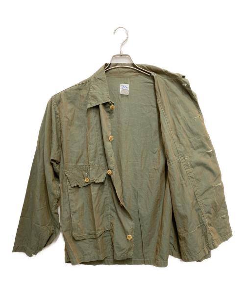 POST O'ALLS（ポストオーバーオールズ）POST O'ALLS (ポストオーバーオールズ) カバーシャツ カーキ サイズ:Mの古着・服飾アイテム