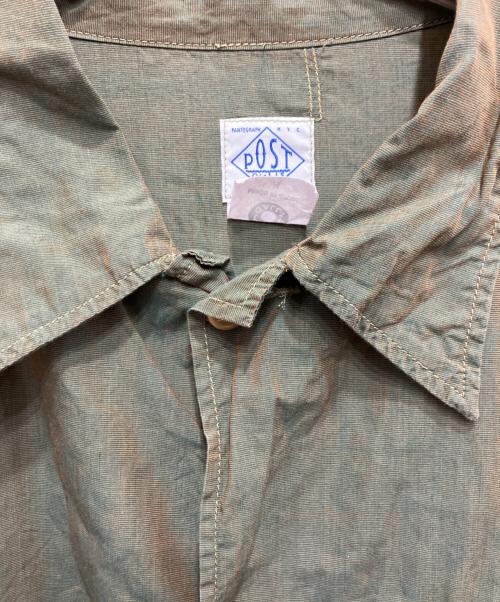 POST O'ALLS（ポストオーバーオールズ）POST O'ALLS (ポストオーバーオールズ) カバーシャツ カーキ サイズ:Mの古着・服飾アイテム