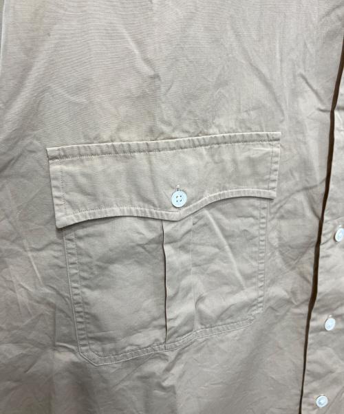 Porter Classic（ポータークラシック）Porter Classic (ポータークラシック) Roll Up Shirt ベージュ サイズ:Ｌの古着・服飾アイテム