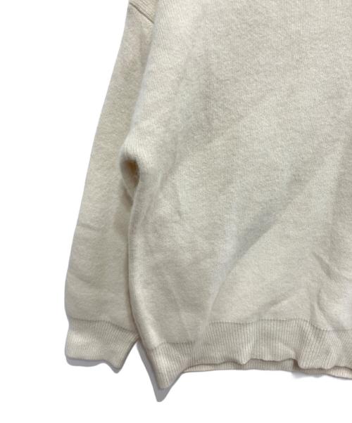FRAY ID（フレイ アイディー）FRAY ID (フレイ アイディー) ニットフーディー アイボリー サイズ:FREE 未使用品の古着・服飾アイテム