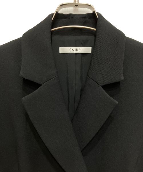 Snidel（スナイデル）Snidel (スナイデル) コンストラクトミニワンピース ブラック 未使用品の古着・服飾アイテム