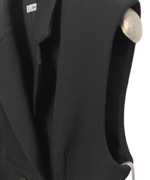 Snidel（スナイデル）Snidel (スナイデル) コンストラクトミニワンピース ブラック 未使用品の古着・服飾アイテム