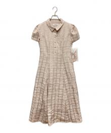 HER LIP TO（ハーリップトゥ）の古着「Annecy Belted Dress」｜ピンク