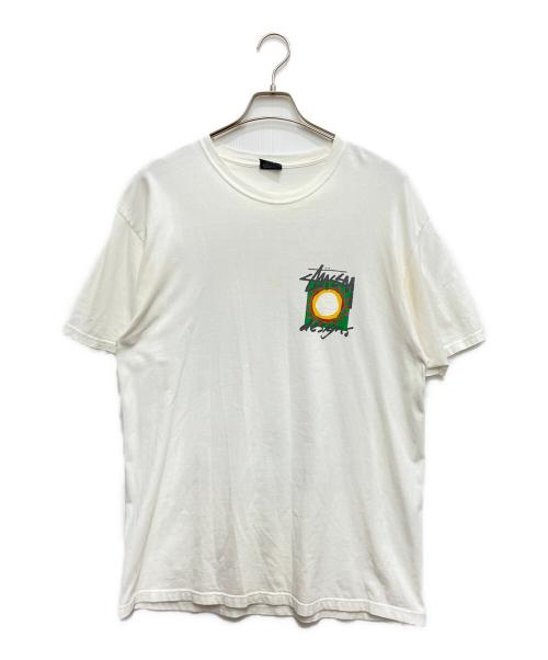 stussy（ステューシー）stussy (ステューシー) High Desert Tee（ハイ デザート ティー） ホワイト サイズ:Lの古着・服飾アイテム