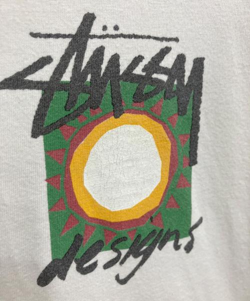 stussy（ステューシー）stussy (ステューシー) High Desert Tee（ハイ デザート ティー） ホワイト サイズ:Lの古着・服飾アイテム