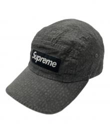 SUPREME（シュプリーム）の古着「Washed Seersucker Camp Cap」｜グレー