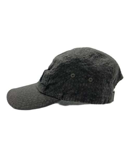 SUPREME（シュプリーム）Supreme (シュプリーム) Washed Seersucker Camp Cap グレーの古着・服飾アイテム